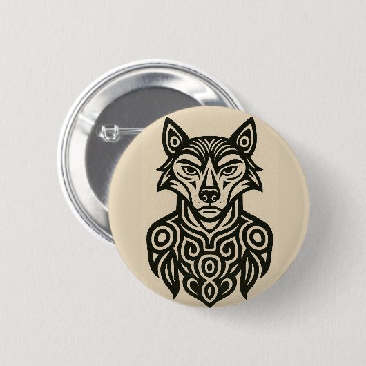 Kommandant Furry Button (Vorne & Hinten)