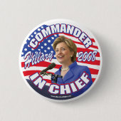 Kommandant - herein - Hauptknopf Hillary 2008 Button (Vorderseite)