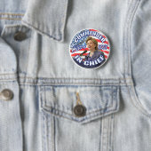 Kommandant - herein - Hauptknopf Hillary 2008 Button (Beispiel)