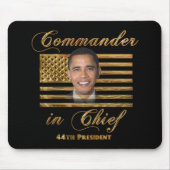Kommandant - herein - Leiter, Barack Obama Mousepad (Vorne)