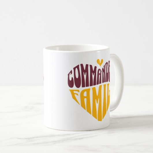Kommandeure Familie Fan Geschenk Kaffeetasse (VorderseiteRechts)