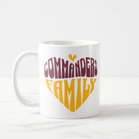 Kommandeure Familie Fan Geschenk Kaffeetasse (Links)