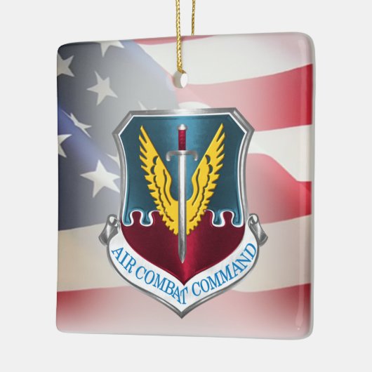 Kommando der Luftstreitkräfte - "ACC" Weihnachten Keramikornament (Links)