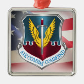 Kommando der Luftstreitkräfte - "ACC" Weihnachten Ornament Aus Metall (Vorne)