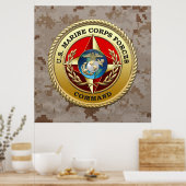 Kommando der US-Marine Corps Forces (MARFORCOM) [3 Poster (Küche)