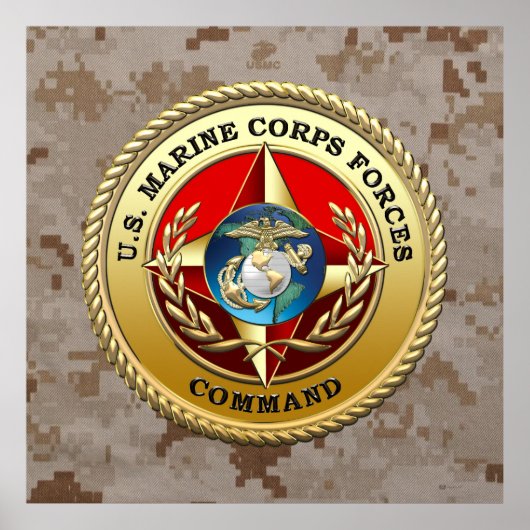 Kommando der US-Marine Corps Forces (MARFORCOM) [3 Poster (Vorne)