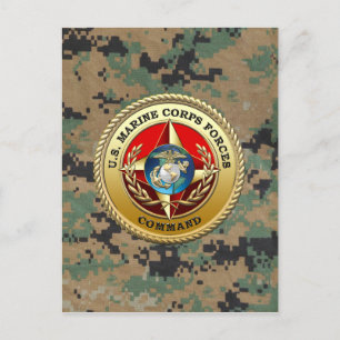 Kommando der US-Marine Corps Forces (MARFORCOM) [3 Postkarte