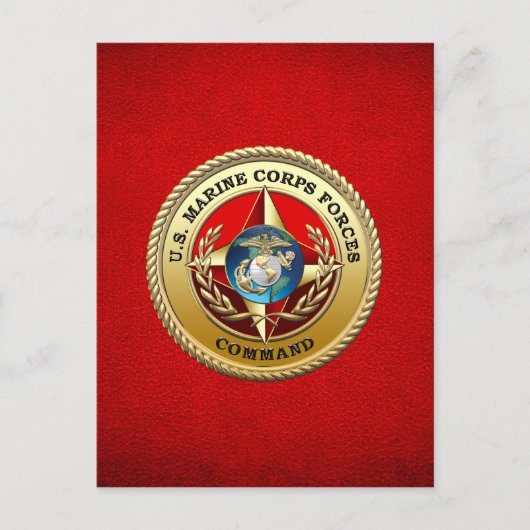 Kommando der US-Marine Corps Forces (MARFORCOM) [3 Postkarte (Vorderseite)