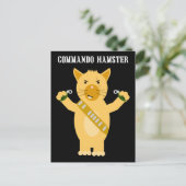Kommando Hamster Postkarte (Stehend Vorderseite)