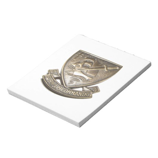 Kommando Kieffer - Abzeichen 1er BFMC Notizblock (Rotiert)