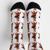Kommando Orange Cat Socken (Oben)