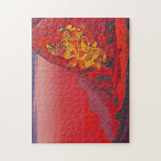 Kommando von Rigden Djapo durch Nicholas Roerich Puzzle (Vertikal)