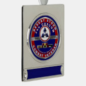 Kommandowüste Storm Veteran Banner-Ornament Silber (Rechts)