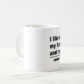 Kommas retten die Leben Kaffeetasse (Vorderseite Links)