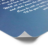 KOMME MIT MIR GEBEN. POSTER (Ecke)