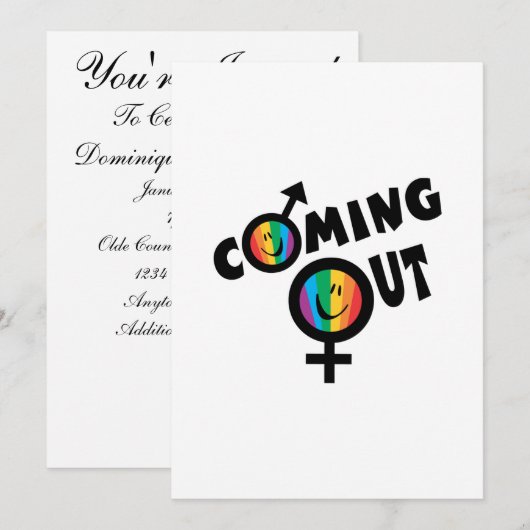 Kommen Einladung (Vorne/Hinten)