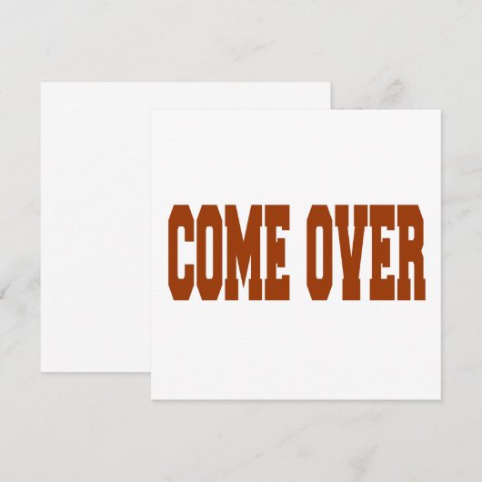 kommen einladung (Vorne/Hinten)