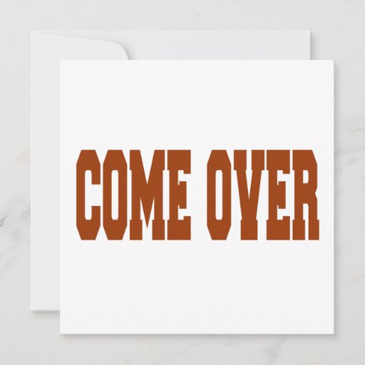 kommen einladung (Vorderseite)