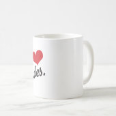 Kommen hier die Brautkaffee-Tasse für zwei Bräute Kaffeetasse (VorderseiteRechts)