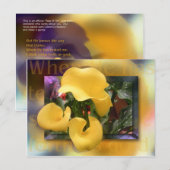 Kommen Sie als Gold Postkarte (Vorne/Hinten)