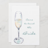 Kommen Sie auf die Braut Einladung (Vorne/Hinten)
