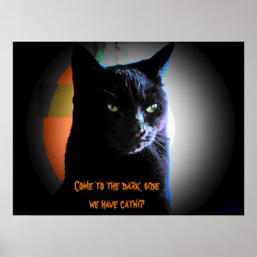 Kommen Sie auf die dunkle Seite, wir haben einen K Poster (Vorne)