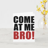 KOMMEN SIE BEI MIR BRO KARTE (Gelbe Blume)