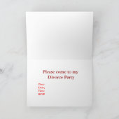 Kommen Sie bitte zu meinem Party Einladung (Innenseite)