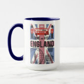 Kommen Sie England besichtigen Tasse (Links)