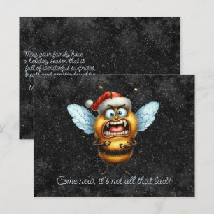 Kommen Sie, es ist nicht alles so schlimm, die Bie Postkarte