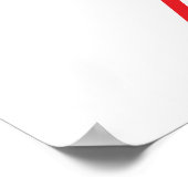 Kommen Sie genau zu uns! Poster (Ecke)