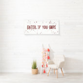 Kommen Sie herein, wenn Sie Blut-Spritzer Banner (Insitu)