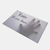 "Kommen Sie herein, wenn Sie" gruselige Fußmatte (Schrägansicht)