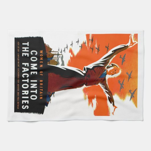 Kommen Sie in die Fabriken Küchentuch (Horizontal)