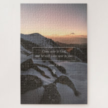 Kommen Sie in die Nähe von Gott James 4: 8 Christl