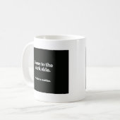 Kommen Sie ins Dunkel Kaffeetasse (Vorderseite Links)