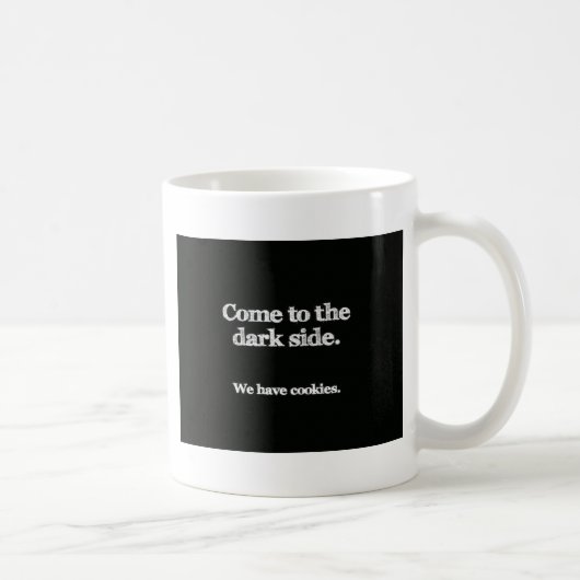 Kommen Sie ins Dunkel Kaffeetasse (Rechts)