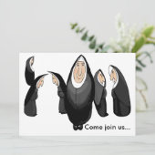 Kommen Sie mit Einladung (Stehend Vorderseite)