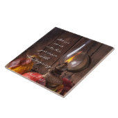 Kommen Sie mit Erntedank in seine Gegenwart, Psalm Fliese (Seite)