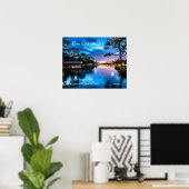 Kommen Sie mit mir Serene Lake Poster weg (Heimbüro)