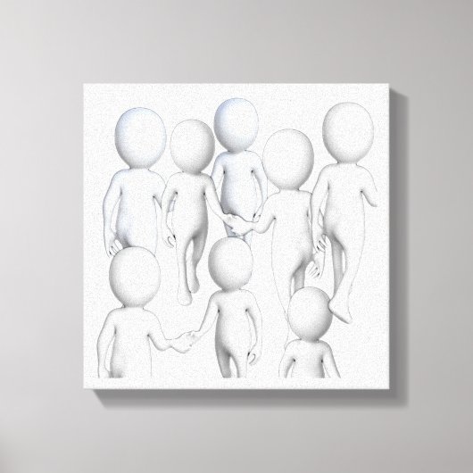 Kommen Sie mit mir spazieren Leinwanddruck (Vorderseite)