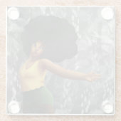 kommen Sie mit mir weg Glasuntersetzer (Rückseite)