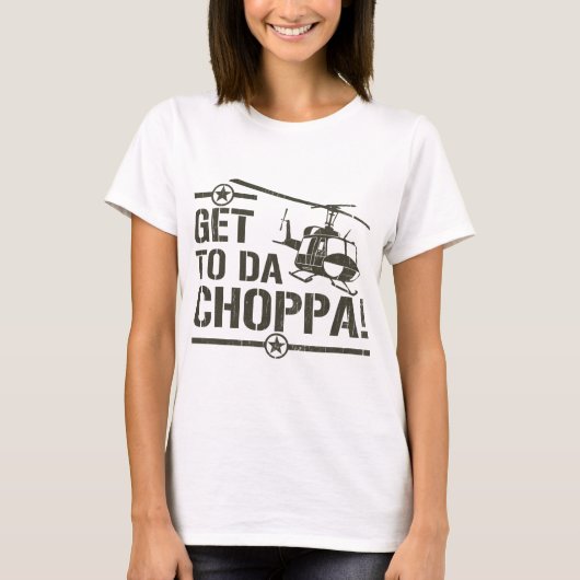 Kommen Sie nach DA Vintager Choppa T-Shirt (Vorderseite)