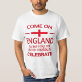 Kommen Sie nach England. England Football T-Shirt (Vorderseite)