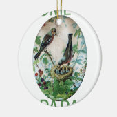 Kommen Sie nach Papa Keramikornament (Links)