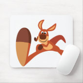 "Kommen Sie!" Niedlicher Cartoon Kangaroo Mousepad (Mit Mouse)