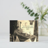 Kommen Sie, reden Sie über die Einladung der alten Postkarte (Stehend Vorderseite)