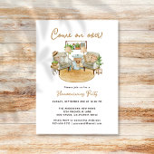 Kommen Sie über die gemütliche Boho Housewarming E Einladung