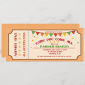 Kommen Sie und kommen Sie alle Einladung (Vorne/Hinten)