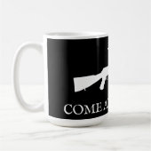 Kommen Sie und nehmen Sie die Revolution Kaffeetasse (Links)